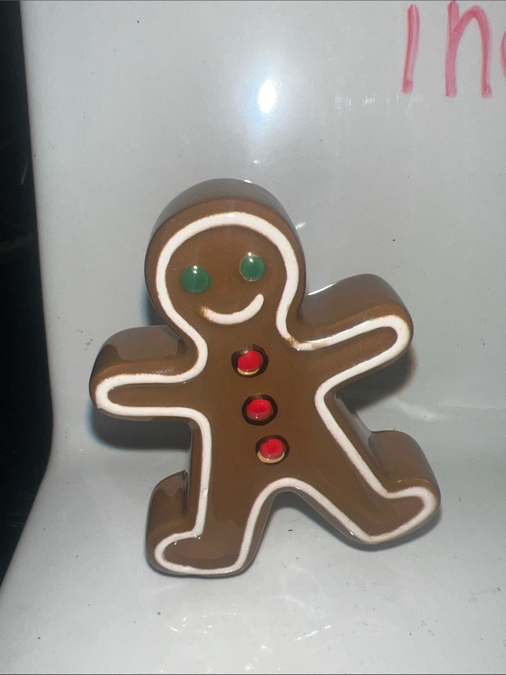Nora Fleming Retired “Catch Me If You Can” Gingerbread Mini